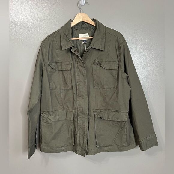 Universal Thread army green jacket size xxl  baddie hobo grunge New - Picture 1 of 8